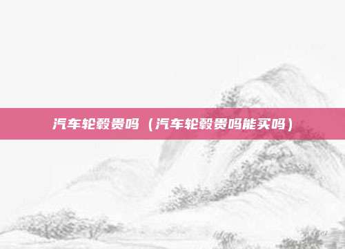 汽车轮毂贵吗(汽车轮毂贵吗能买吗)