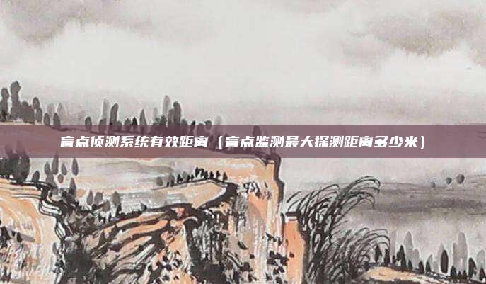 盲点侦测系统有效距离（盲点监测最大探测距离多少米）