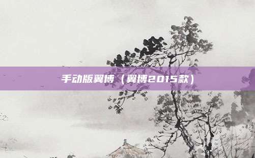 手动版翼博（翼博2015款）