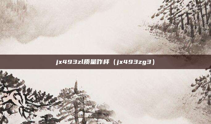 jx493zl质量咋样（jx493zg3）