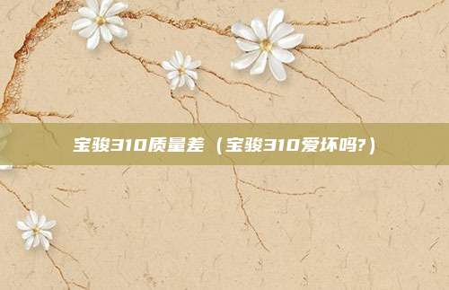 宝骏310质量差（宝骏310爱坏吗?）