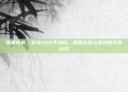 深度评测，宝马320手动挡，驾驶乐趣与品控的完美结合