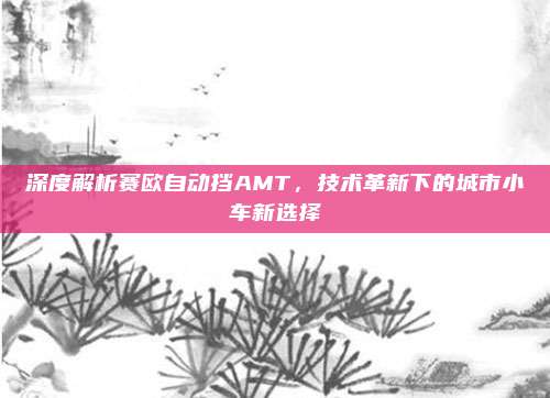 深度解析赛欧自动挡AMT，技术革新下的城市小车新选择