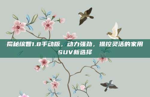 揭秘缤智1.8手动版，动力强劲，操控灵活的家用SUV新选择