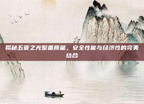 揭秘五菱之光整备质量,安全性能与经济性的完美结合