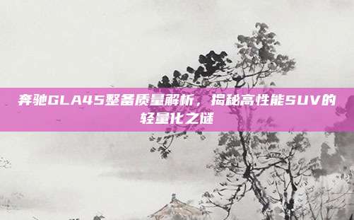 奔驰GLA45整备质量解析，揭秘高性能SUV的轻量化之谜