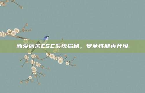 新爱丽舍ESC系统揭秘，安全性能再升级