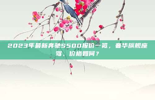2023年最新奔驰S500报价一览，奢华旗舰座驾，价格如何？
