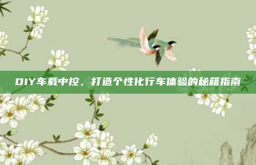 DIY车载中控，打造个性化行车体验的秘籍指南