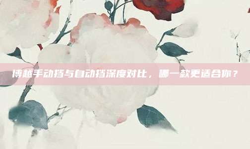 博越手动挡与自动挡深度对比，哪一款更适合你？