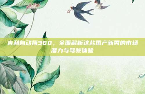 吉利自动挡360,全面解析这款国产新秀的市场潜力与驾驶体验