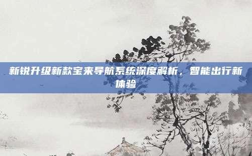 新锐升级新款宝来导航系统深度解析,智能出行新体验