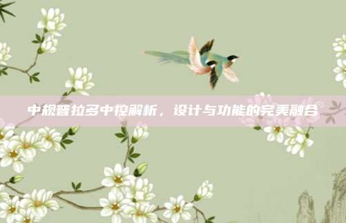 中规普拉多中控解析,设计与功能的完美融合