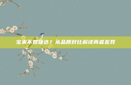 宝来不如捷达？从品质对比解读两者差异