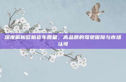 深度解析欧航货车质量，高品质的驾驶保障与市场认可