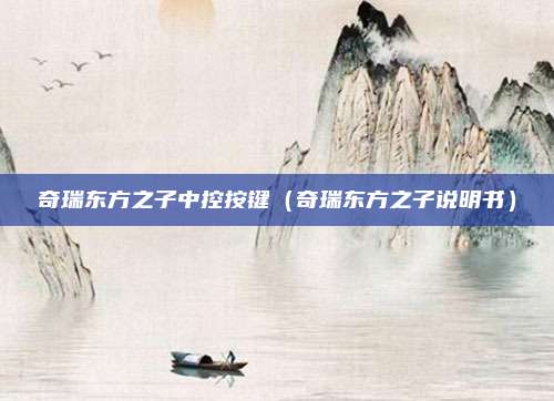 奇瑞东方之子中控按键（奇瑞东方之子说明书）