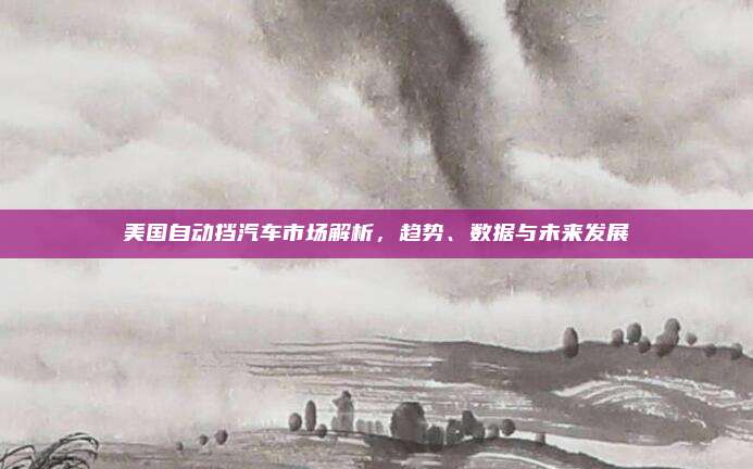 美国自动挡汽车市场解析,趋势、数据与未来发展