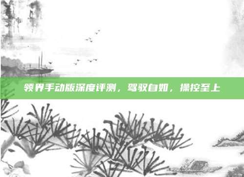 领界手动版深度评测,驾驭自如,操控至上