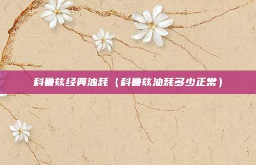 科鲁兹经典油耗（科鲁兹油耗多少正常）