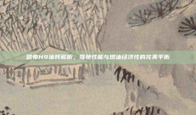 哈弗H9油耗解析，驾驶性能与燃油经济性的完美平衡