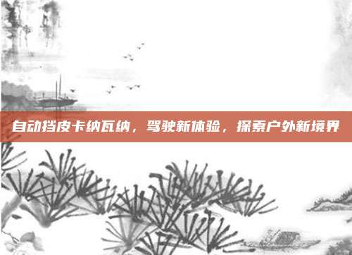自动挡皮卡纳瓦纳,驾驶新体验,探索户外新境界