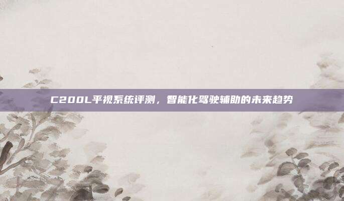 C200L平视系统评测，智能化驾驶辅助的未来趋势