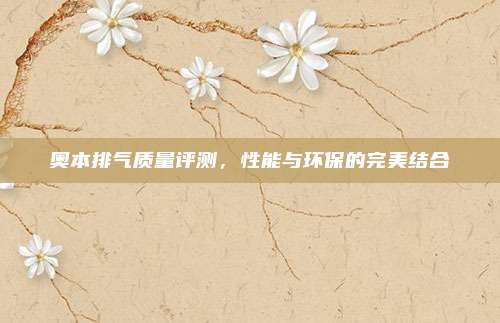 奥本排气质量评测,性能与环保的完美结合