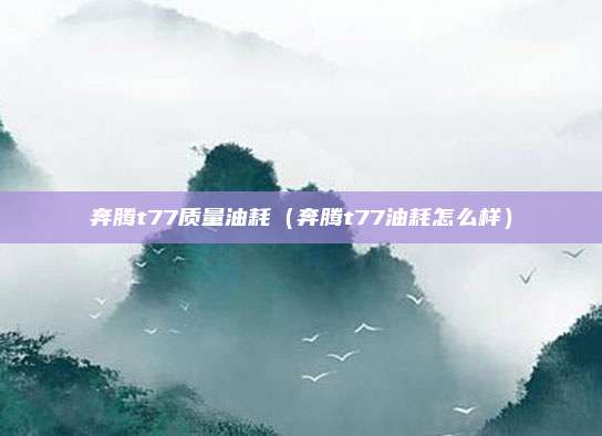 奔腾t77质量油耗（奔腾t77油耗怎么样）