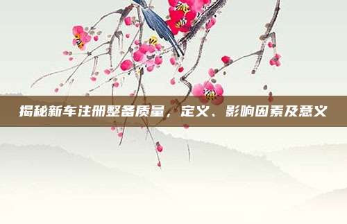 揭秘新车注册整备质量,定义、影响因素及意义