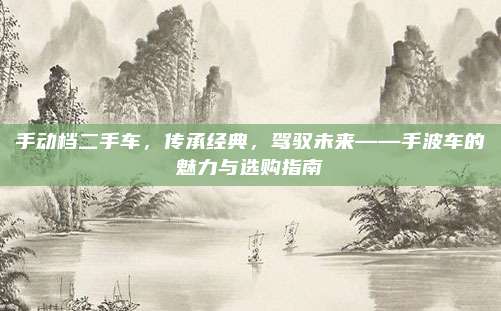 手动档二手车，传承经典，驾驭未来——手波车的魅力与选购指南