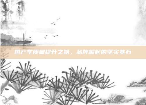 国产车质量提升之路,品牌崛起的坚实基石