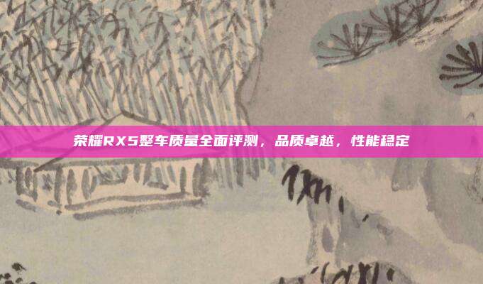 荣耀RX5整车质量全面评测,品质卓越,性能稳定