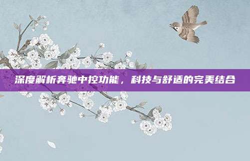 深度解析奔驰中控功能,科技与舒适的完美结合