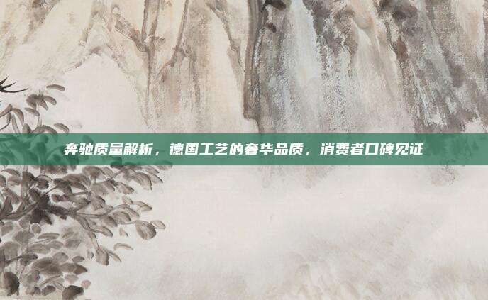 奔驰质量解析，德国工艺的奢华品质，消费者口碑见证