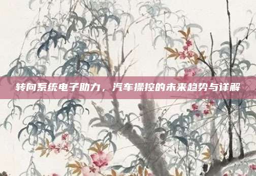 转向系统电子助力,汽车操控的未来趋势与详解