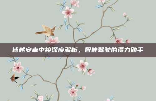 博越安卓中控深度解析,智能驾驶的得力助手