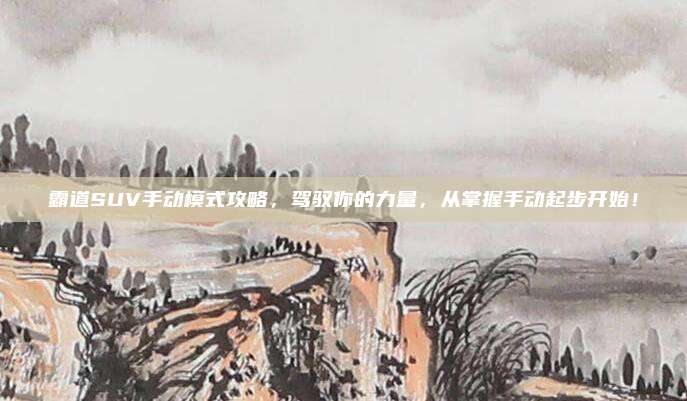 霸道SUV手动模式攻略,驾驭你的力量,从掌握手动起步开始!