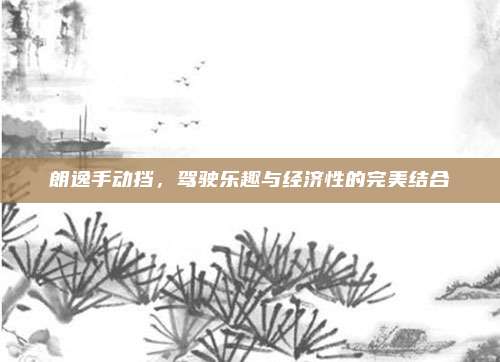 朗逸手动挡,驾驶乐趣与经济性的完美结合