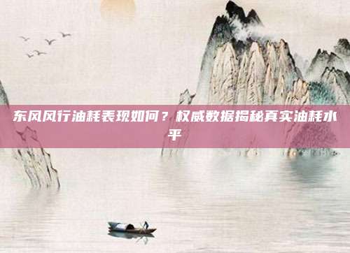 东风风行油耗表现如何?权威数据揭秘真实油耗水平