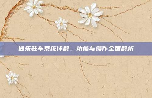 途乐驻车系统详解，功能与操作全面解析