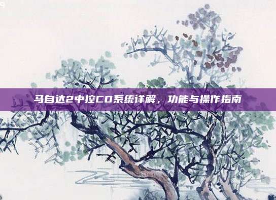 马自达2中控CD系统详解，功能与操作指南