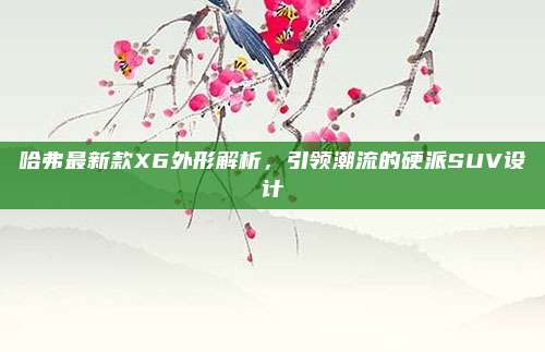 哈弗最新款X6外形解析，引领潮流的硬派SUV设计
