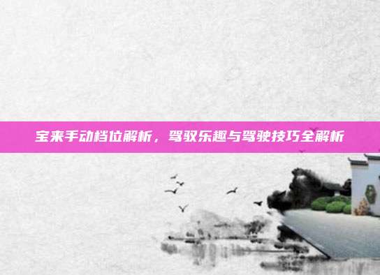 宝来手动档位解析，驾驭乐趣与驾驶技巧全解析