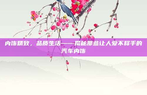 内饰精致,品质生活——揭秘那些让人爱不释手的汽车内饰