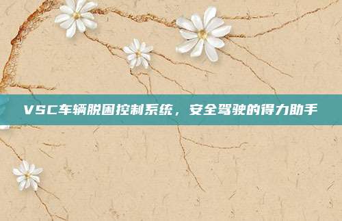 VSC车辆脱困控制系统,安全驾驶的得力助手