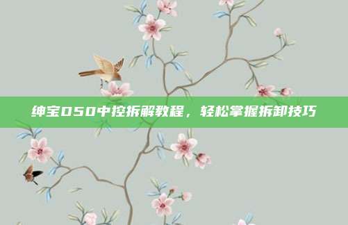 绅宝D50中控拆解教程，轻松掌握拆卸技巧