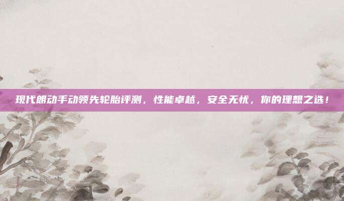 现代朗动手动领先轮胎评测,性能卓越,安全无忧,你的理想之选!