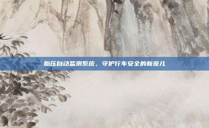 胎压自动监测系统，守护行车安全的新宠儿