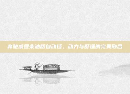奔驰威霆柴油版自动挡，动力与舒适的完美融合