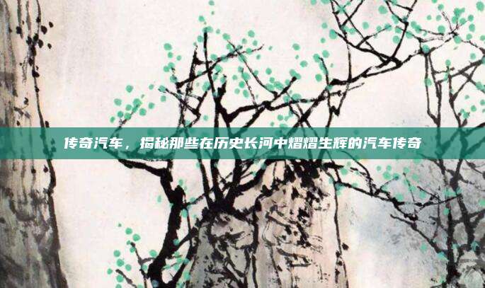 传奇汽车，揭秘那些在历史长河中熠熠生辉的汽车传奇